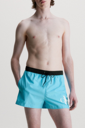 Pantaloni scurti de baie, Calvin Klein, Swimwear, Albastru deschis [2]