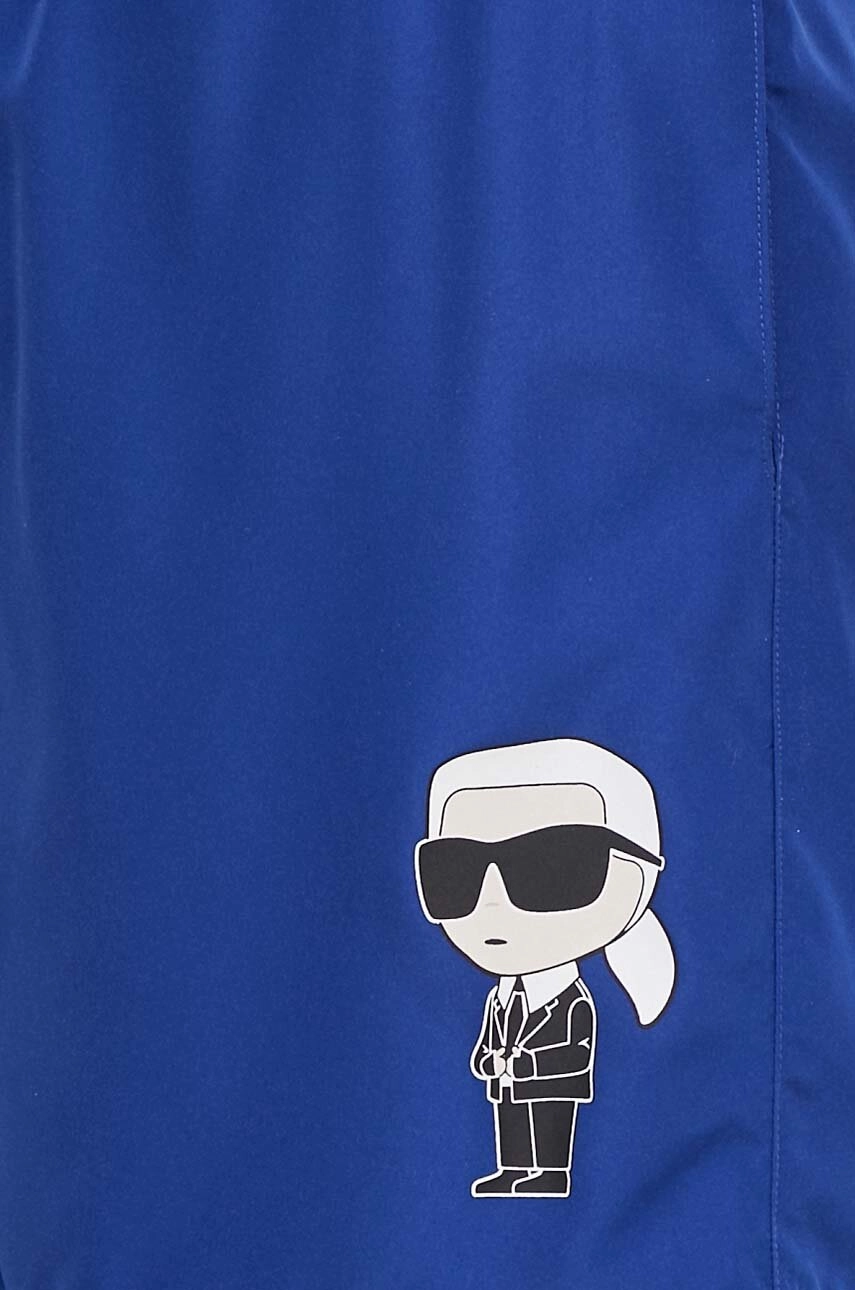 Pantaloni Scurti de baie, Karl Lagerfeld, Albastru, Mini Logo [2]