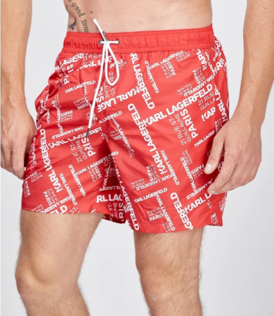 Pantaloni scurți de baie, Karl Lagerfeld, Mini Logo [3]