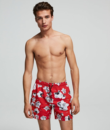 Pantaloni scurți de baie, Karl Lagerfeld, Patern Floral [1]