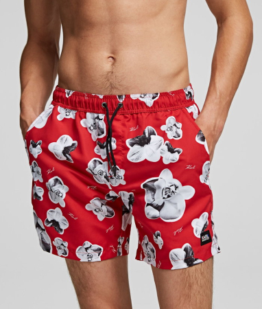 Barbati - Pantaloni scurți de baie, Karl Lagerfeld, Patern Floral