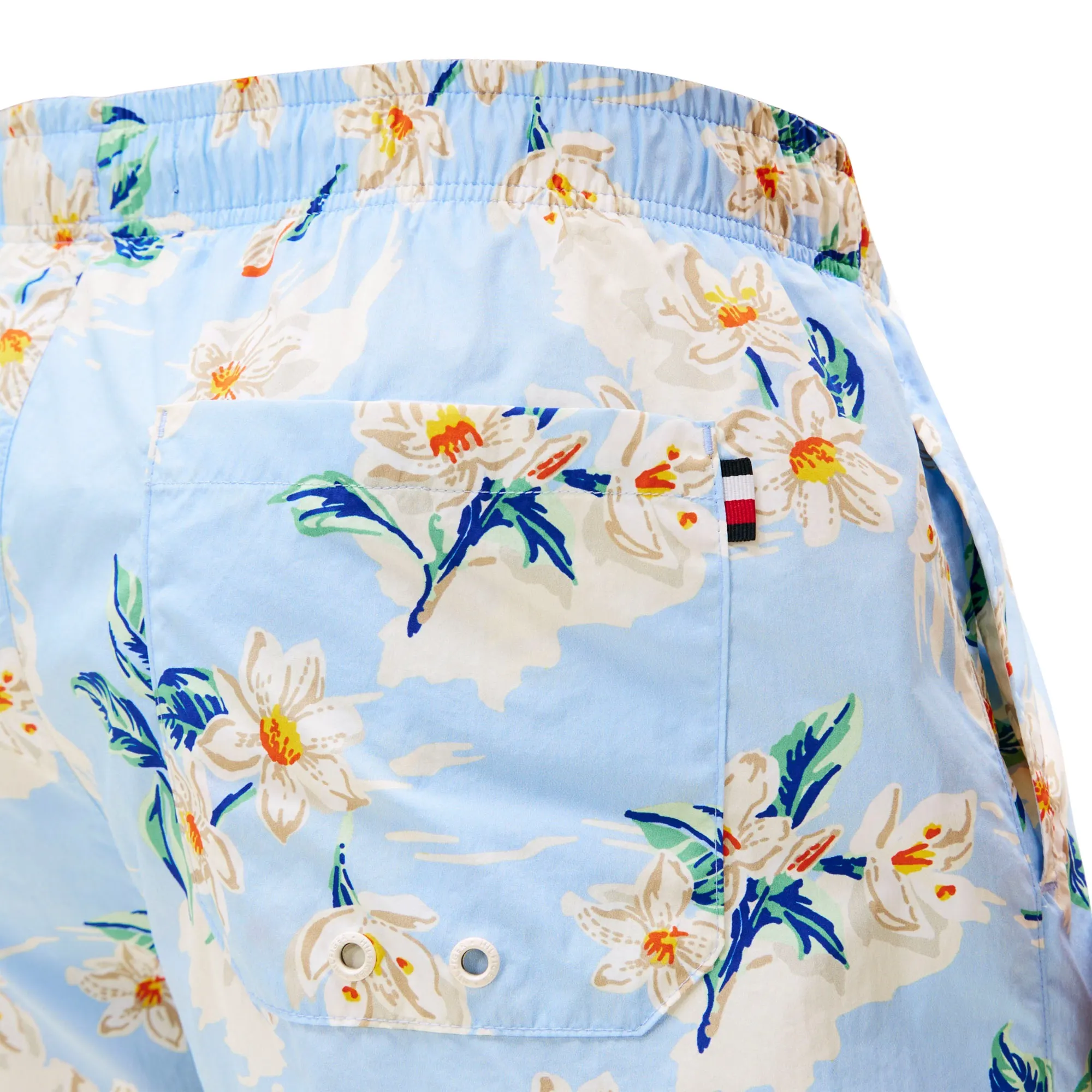 Pantaloni scurți de baie, Tommy Hilfiger, Albastru Deschis, Imprimeu Floral [3]