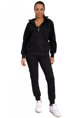 Pantaloni trening dama, Champion, Negru, Bumbac [3]