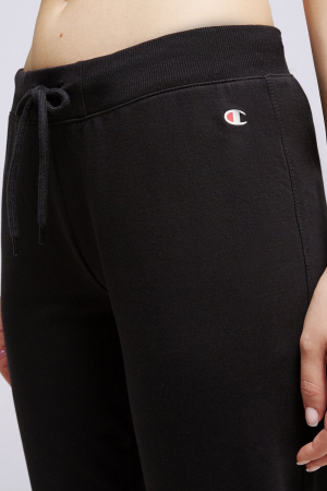 Pantaloni trening dama, Champion, Negru, Mini Logo [2]