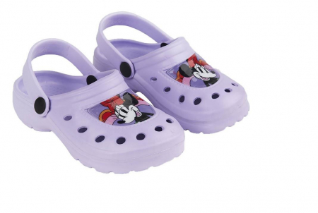 Papuci plaja clogs, Minnie Mouse, Disney, EVA, Roz/Mov