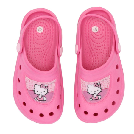 Papuci si slapi - Papuci plaja clogs, Hello Kitty, Roz, EVA