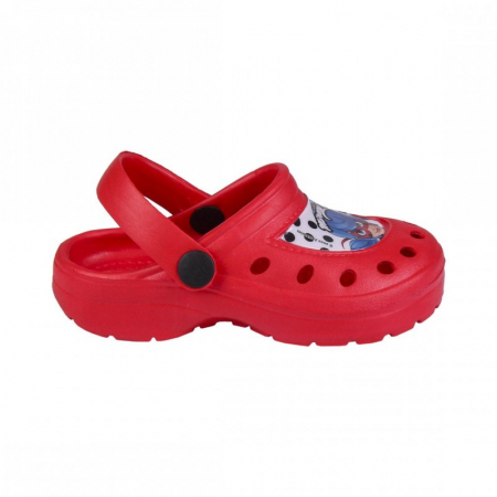 Papuci plaja clogs, Miraculous, Ladybug, Rosu/Albastru marin [1]