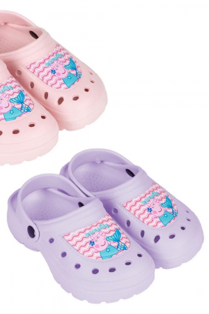Papuci plaja clogs, Peppa Pig, Sirena, EVA, Roz/Mov [1]