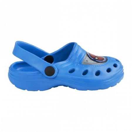 Papuci Plaja Clogs, Spiderman, EVA, Albastru/Rosu [1]