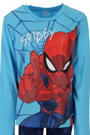 Pijamale copii, Spiderman, Cu licență, Bumbac, Albastru [1]