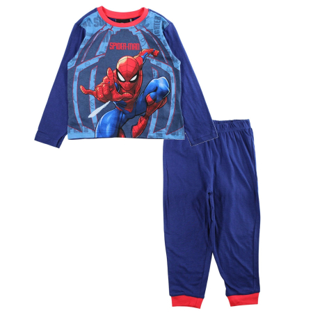 Pijamale lungi copii, Spiderman, Bumbac, 2 Piese [1]