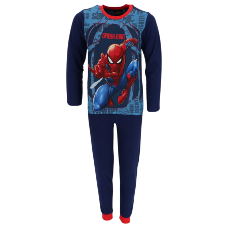 Pijamale - Pijamale lungi copii, Spiderman, Bumbac, 2 Piese