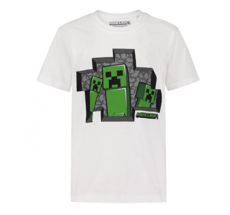 Pijamale scurte copii, Minecraft, Bumbac, 6-12 ani [1]