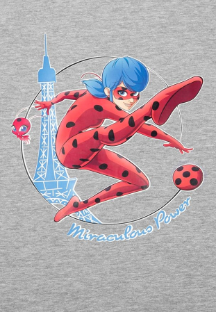 Pijamale scurte copii, Miraculous Ladybug, Bumbac, 2 Piese [4]