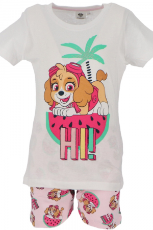 Pijamale scurte copii, Paw Patrol, Skye, Cu licență, Bumbac, 2 Piese [3]