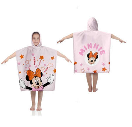 Poncho Copii, Minnie, Multicolor, Bumbac, 120 x 60 cm [2]