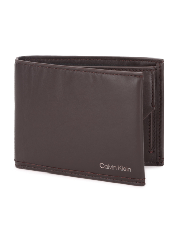 Portofel Bărbați, Calvin Klein, Maro, Piele Naturală [6]