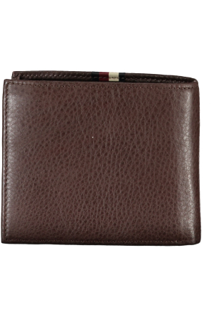 Portofel Barbati, Tommy Hilfiger, 100% Piele naturala, Maro [1]