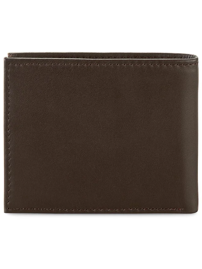 Portofel Bărbați, Tommy Hilfiger, Maro, Piele, Logo Metalic [1]