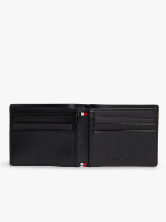 Portofel Bărbați, Tommy Hilfiger, Negru, Logo in relief [3]