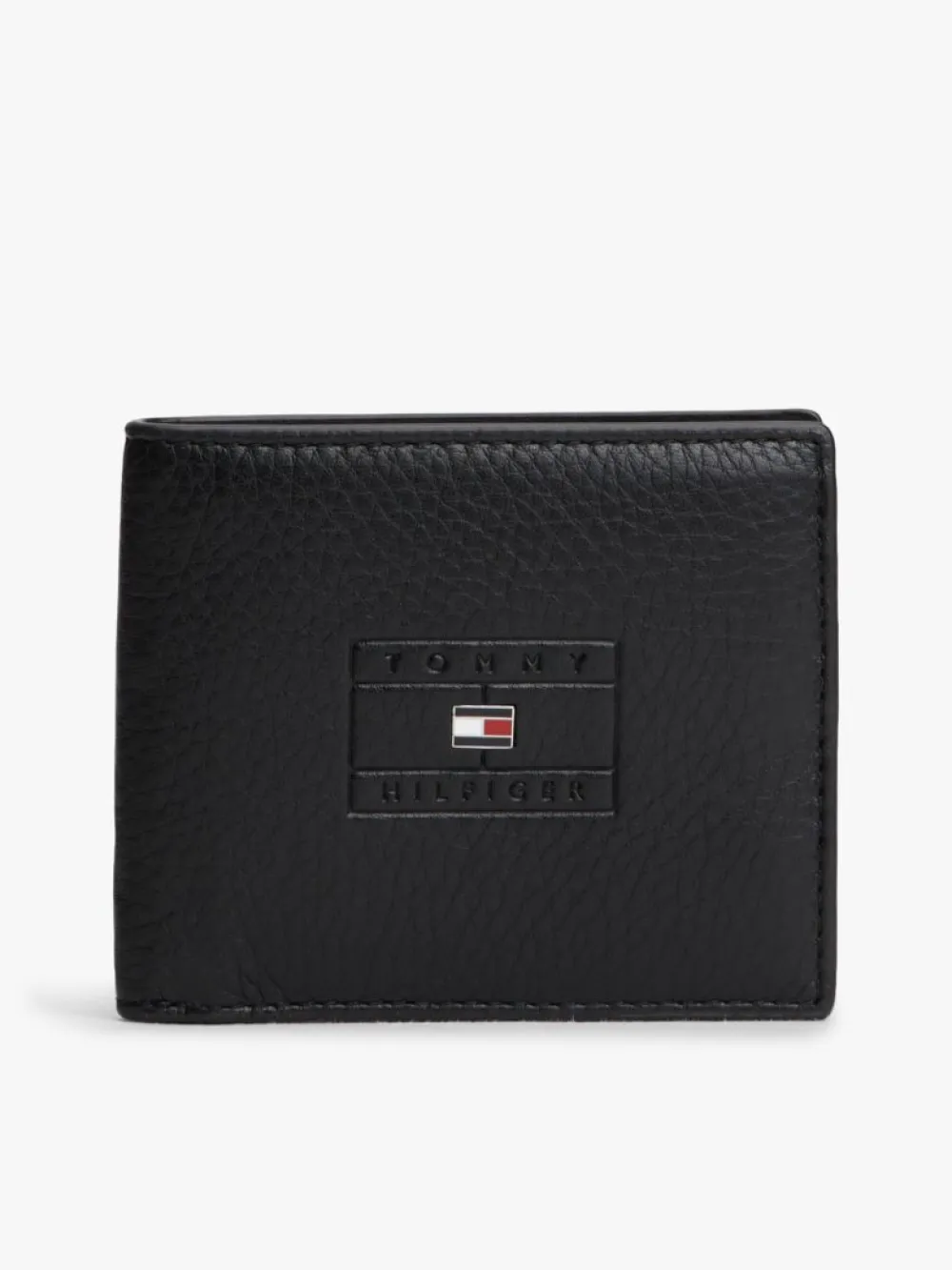 Portofele Barbati - Portofel Bărbați, Tommy Hilfiger, Negru, Logo Printat