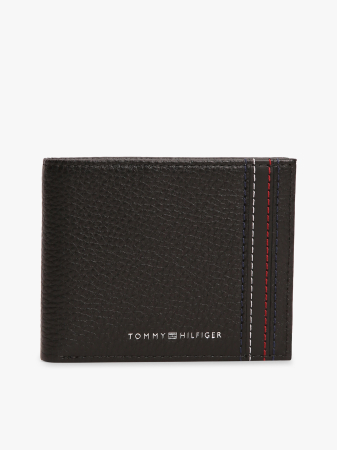 Accesorii - Portofel Bărbați, Tommy Hilfiger, Negru, Piele Naturală