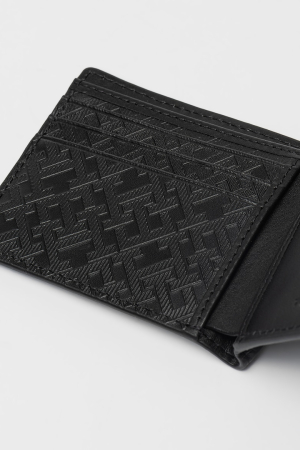 Portofel Bărbați, Tommy Hilfiger, Negru, Piele Naturală, Logo [3]