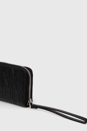 Portofel Dama, Armani Exchange, Negru, Logo in relief [4]