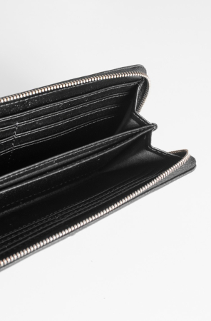 Portofel Dama, Calvin Klein, Negru, Re-Lock Slim, Logo Metalic [2]