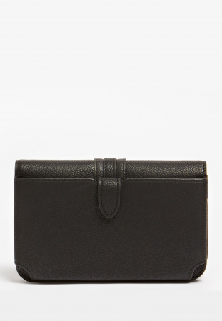Portofel Dama, Guess Jeans, Tip Geanta, Negru si elemente aurii, 20x12x6 cm [1]