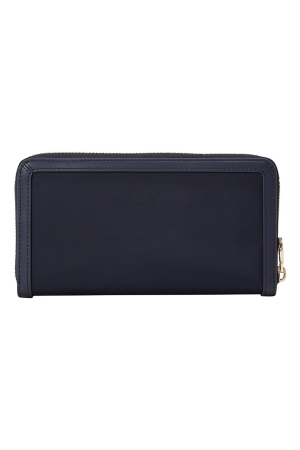 Portofel Dama, Tommy Hilfiger, Albastru, Essential S Large Za, Logo Metalic [1]