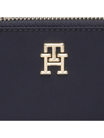 Portofel Dama, Tommy Hilfiger, Albastru, Poppy Large Za, Logo Metalic [3]