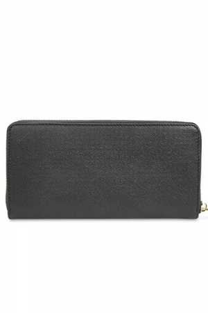 Portofel dama, Tommy Hilfiger, Inchidere cu fermoar, Piele ecologica, 19x10x2 cm, Negru [1]