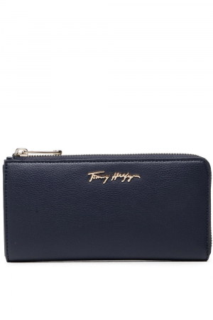Portofel Dama, Tommy Hilfiger, Logo Metalic, 19x10x2 cm