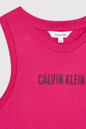 Rochie Fete, Calvin Klein, Bumbac, Roz inchis, 14-16 ani [4]