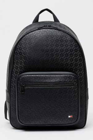 Rucsacuri Barbati - Rucsac Bărbați, Tommy Hilfiger, Negru, Logo in relief