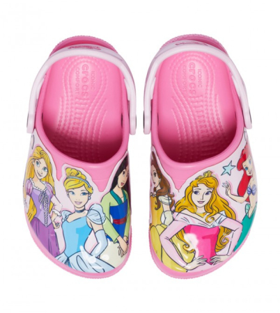 Saboți copii, Crocs, Disney Princess, Roz [2]