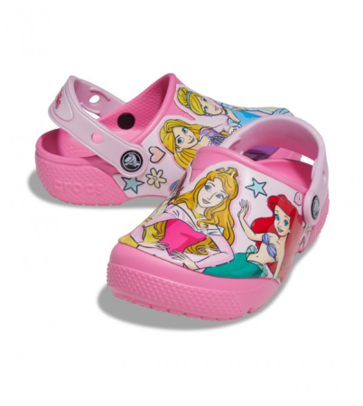 Saboți copii, Crocs, Disney Princess, Roz [3]
