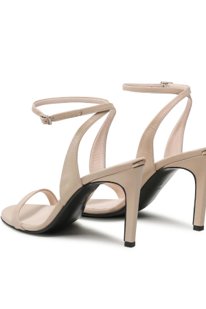 Sandale Dama, Calvin Klein, Stilleto, Bej, Piele naturală [2]
