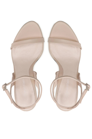 Sandale Dama, Calvin Klein, Stilleto, Bej, Piele naturală [1]