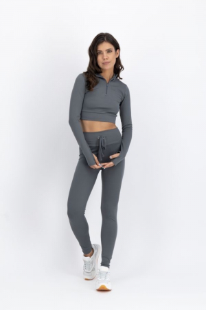 Set bluza si colanti dama, Kings & Clowns, Fitness & Sport, 2 Bucati [2]