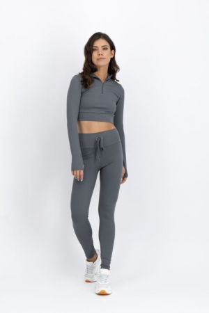 Set bluza si colanti dama, Kings & Clowns, Fitness & Sport, 2 Bucati