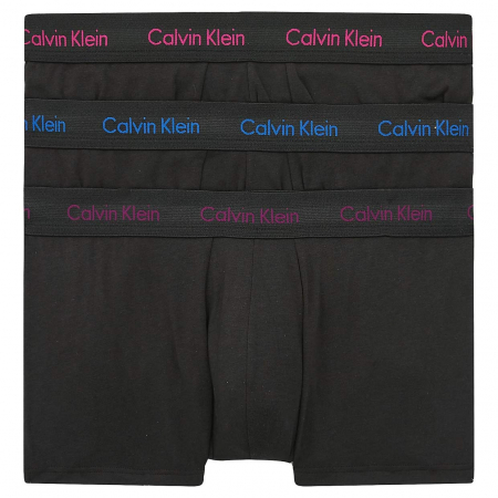 Set de boxeri Barbati, Calvin Klein, 3 Perechi, Negru, Bumbac, M INTL [3]