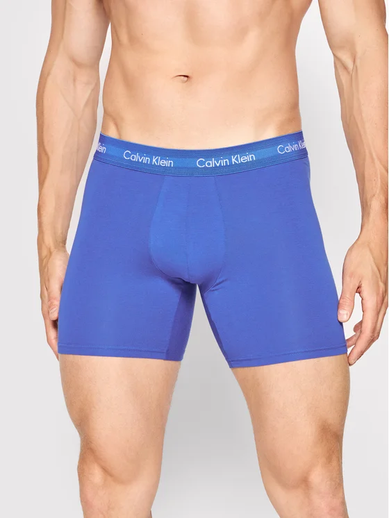 Set de boxeri, Calvin Klein, Pentru barbati, 3 Perechi, Bumbac, Multicolor, M [4]