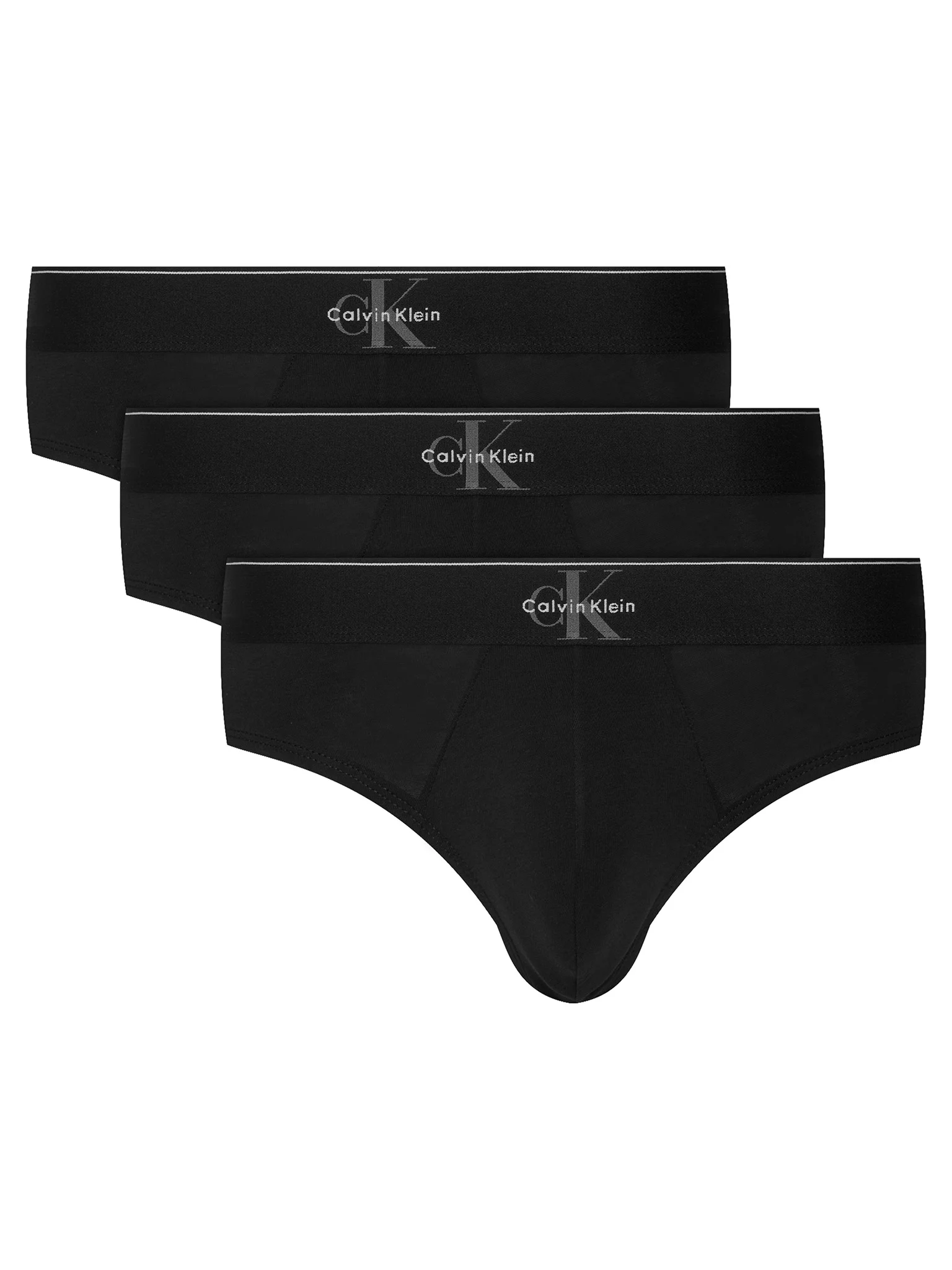 Lenjerie intima - Set de chiloti barbati, Calvin Klein, Bumbac, Negru