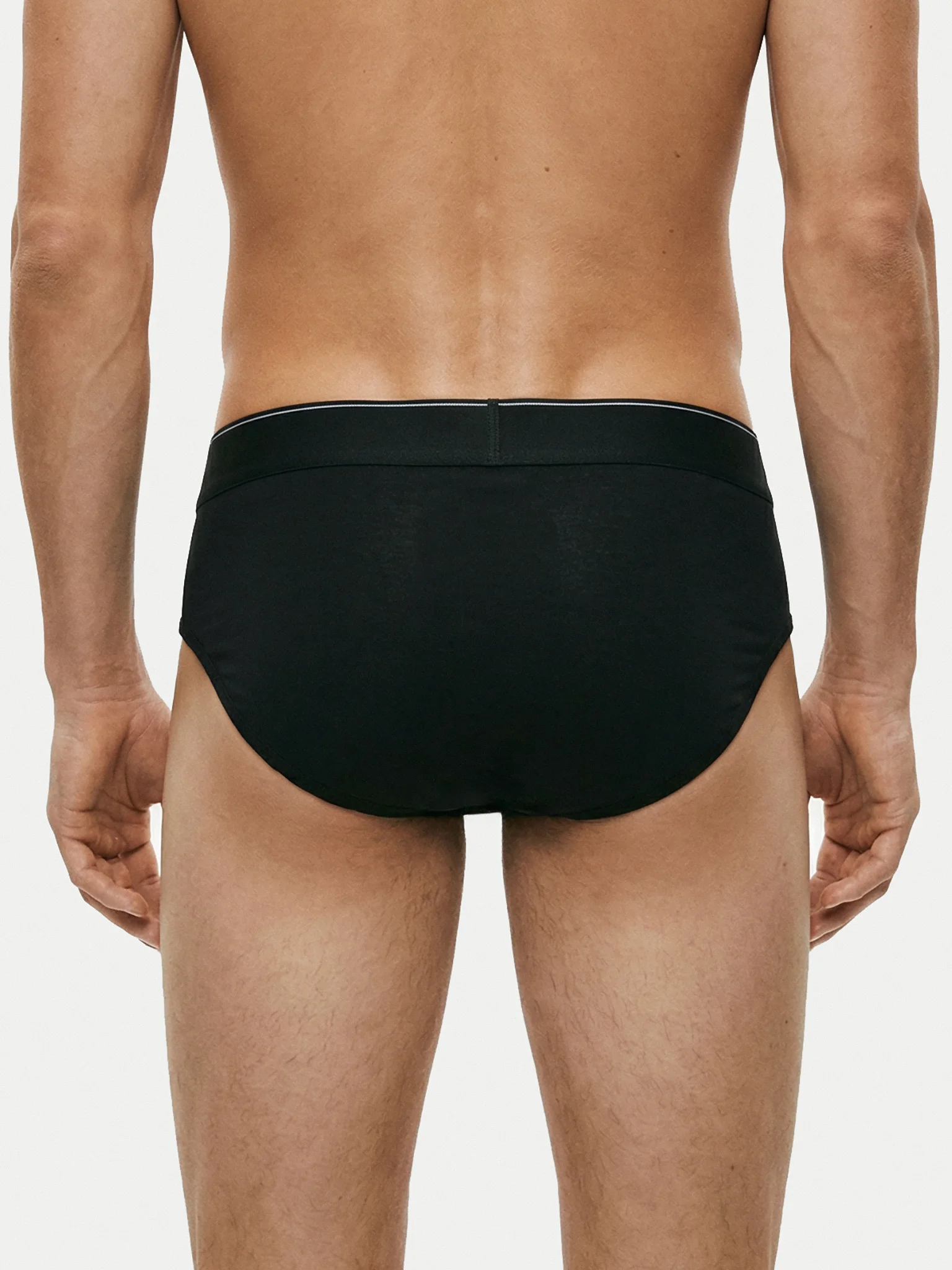 Set de chiloti barbati, Calvin Klein, Bumbac, Negru [2]