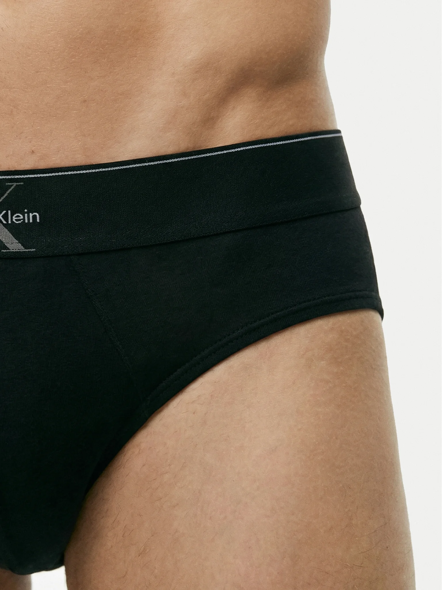 Set de chiloti barbati, Calvin Klein, Bumbac, Negru [3]