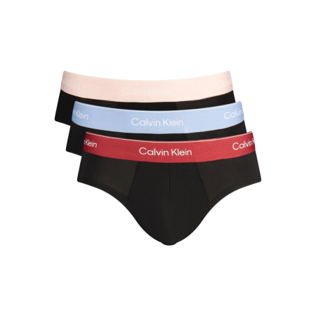 Lenjerie intima - Set de chiloti barbati, Calvin Klein, Negru, Bumbac, 3 Perechi