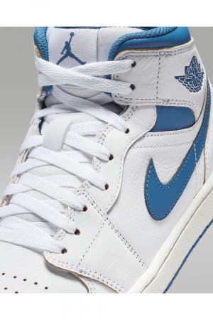 Sneakers Barbati, Air Jordan, 1 Mid SE, Piele, Alb, 44 EU [5]