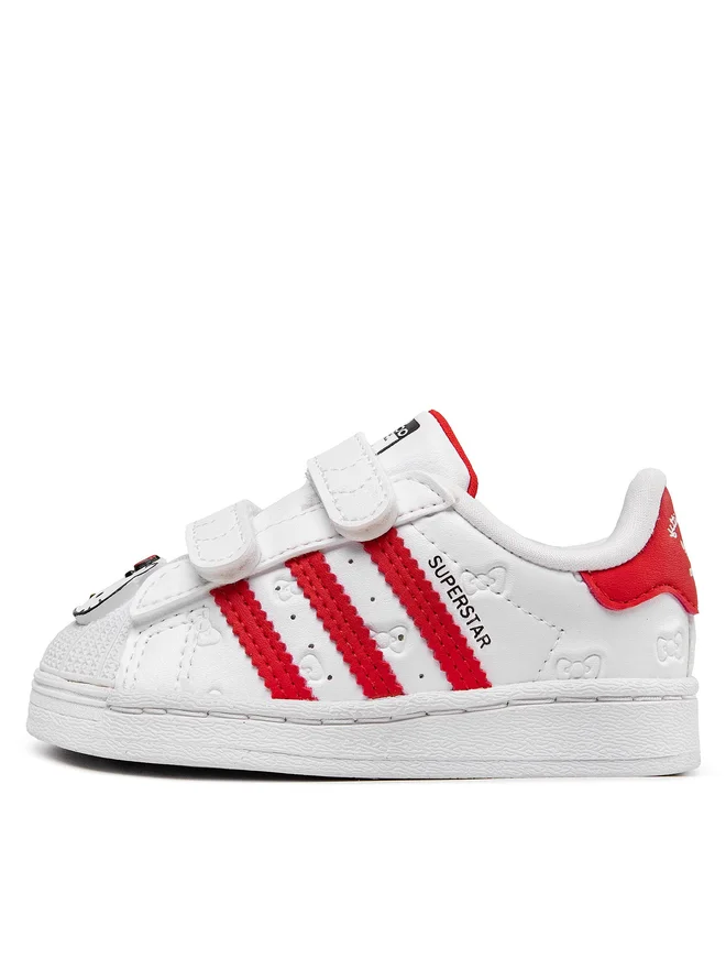 Sneakers Copii, Adidas Originals, Hello Kitty, Superstar, Alb, 27 EU [2]
